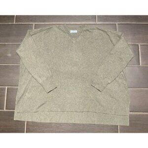 Women’s Michael Gabriel Green 100% Cashmere Sweater Size OS Oversized